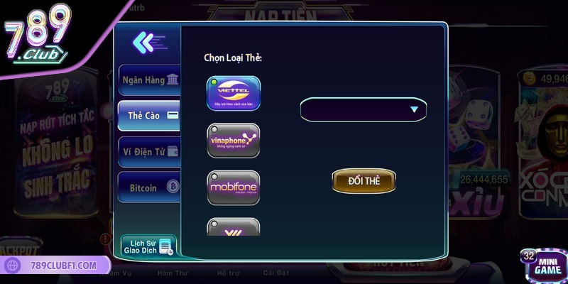 Giao dịch qua thẻ cào có tính bảo mật danh tính tối đa